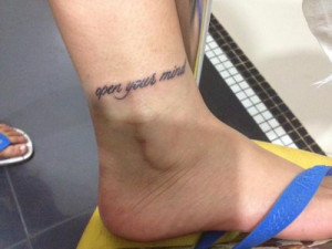 Ankle Tattoo Quotes 2015