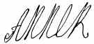 Queen Anne's Signature