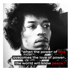 Jimi Hendrix Quote Canvas Art Print