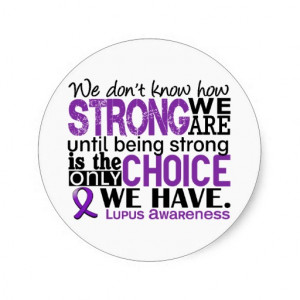 Lupus How Strong We Are Stickers