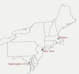 New England Map Outline