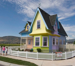 ... Scale Model of Carl and Ellie’s House from Disney’s Movie UP