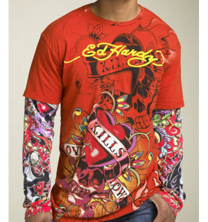 Ed Hardy T-Shirts. As you can se the under-sleeve is very reminiscent ...