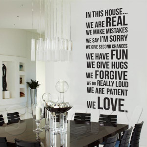 HOUSE RULES I want this for my house