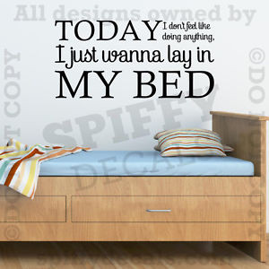 Bruno-Mars-The-Lazy-Song-Lay-In-My-Bed-Quote-Vinyl-Wall-Decal-Decor ...