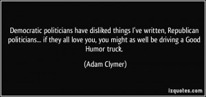 More Adam Clymer Quotes