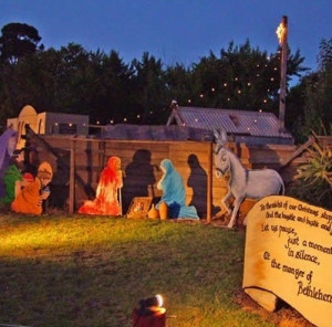 Nativity Scene - pic taken from Loxton Lights Festival website