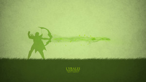 Windranger Lyralei download dota 2 heroes minimalist silhouette HD ...