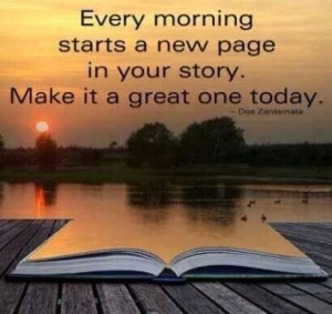 ... great one today