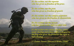 This poem defined that soliders who are not reporter who has given us ...