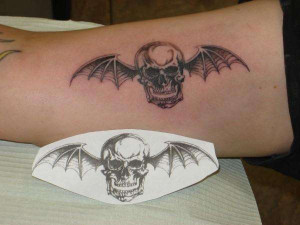 Tattoo Ideas, Avenged Sevenfold Tattoo, Avengers, Death Bats, Bats ...