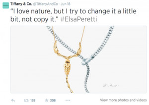 Tiffany explores Elsa Peretti’s career to spark collection interest