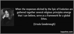More Ursula Goodenough Quotes