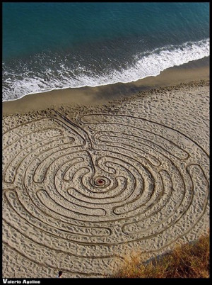Jim Denevan – #Labyrinth Sand Art