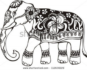 for some wall art... Elephant Stencil, Elephant Art Tattoo, Elephant ...