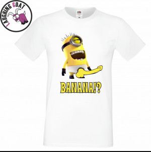 Detalles de Para Hombre Funny Minion Banana Camiseta Despicable Me 2 ...
