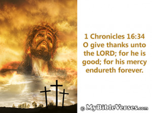Bible Verses for FaceBook - 1 Chronicles 16:34