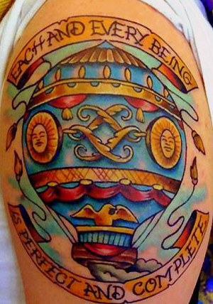 hot air balloon # tattoo # quote # sky # fly # beautiful # being ...