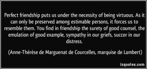 ... Anne-Thérèse de Marguenat de Courcelles, marquise de Lambert Quotes