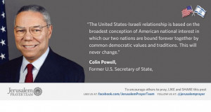 Famous Quotes About Israel : Colin Powell : Mike Evans : Jerusalem ...