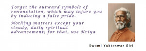 Quote Yukteswar on daily Kriya practice