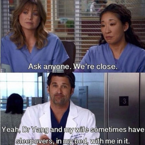 Cristina And Meredith Quotes Derek, meredith, cristina