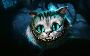 cheshire cat alice in wonderla by wallybescotty