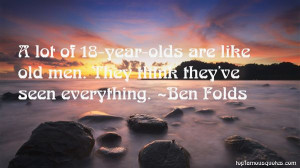 Favorite Ben Folds Quotes