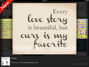 STORY IS BEAUTIFUL Vinyl Wall Lettering Stickers Quotes and Sayings ...