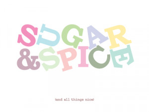 Home » Word Art » Sugar and Spice