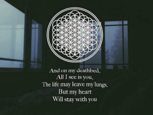 lyrics Bring Me The Horizon bmth deathbeds Sempiternal