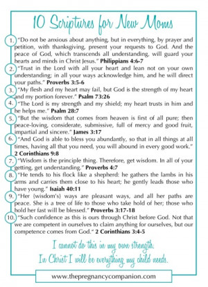 What scriptures did you (or do you) cling to during your first days as ...