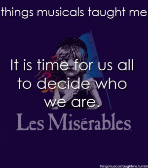 Things musicals taught me