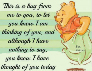 Pooh HugThoughts Of You, Bears Hug, Inspiration, Friends, Pooh Bears ...