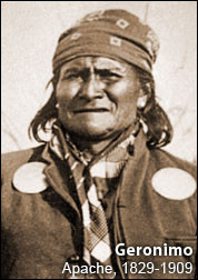 Apache Warrior Chief Geronimo - (Mescalero-Chiricahua: Goyaale' 