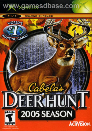 Box cover for Cabela's Deer Hunt: 2005 Season on the Microsoft Xbox.