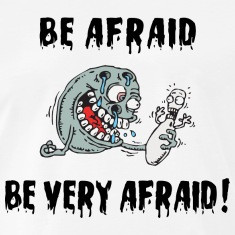 Funny Bowling Be Afraid Be Very Afraid T-Shirt