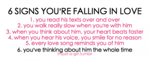 think I'm falling for you.