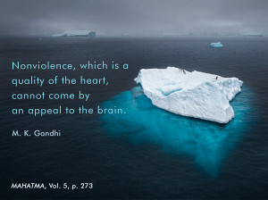 Mahatma Gandhi Quote on Non-violence