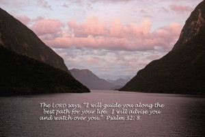 will Guide you Along the Best Path for your Life – Bible Quote