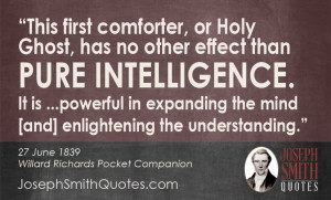 Holy Ghost has No Other Effect than Pure Intelligence