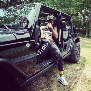 Hope you ain't scared, my jeep go 