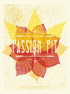 GigPosters.com - Passion Pit - Young Blood Hawk - Hollerando