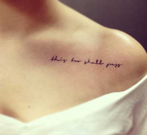 quote tattoos on collarbone for girls
