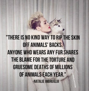 ... harm an animal but wears a fur coat, Stop the Fur Trade, Anti Fur