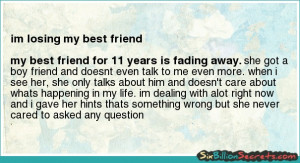 Losing My Best Friend