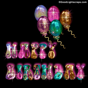 Animated happy birthday orkut scraps, birthday orkut glitter, animated ...