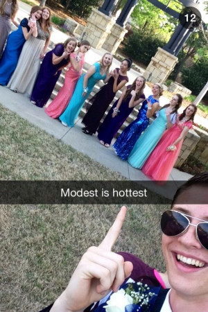 Modest is hottest. LOVE. LOVE. LOOOVE.