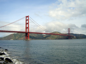 Golden Gate Bridge Side View
