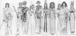 EGYPT- Fashion History Study by FashionARTventures